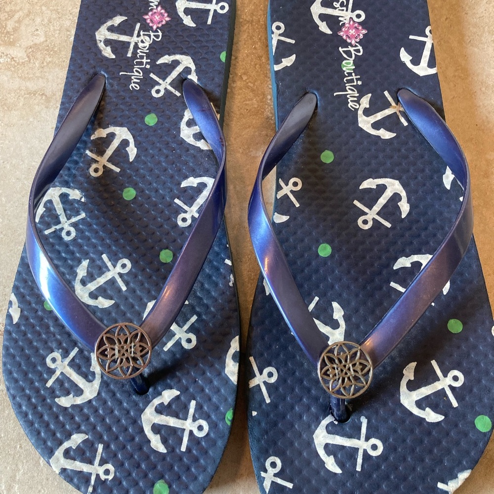 Blossom Boutique Flip Flops - Picture 2 of 4